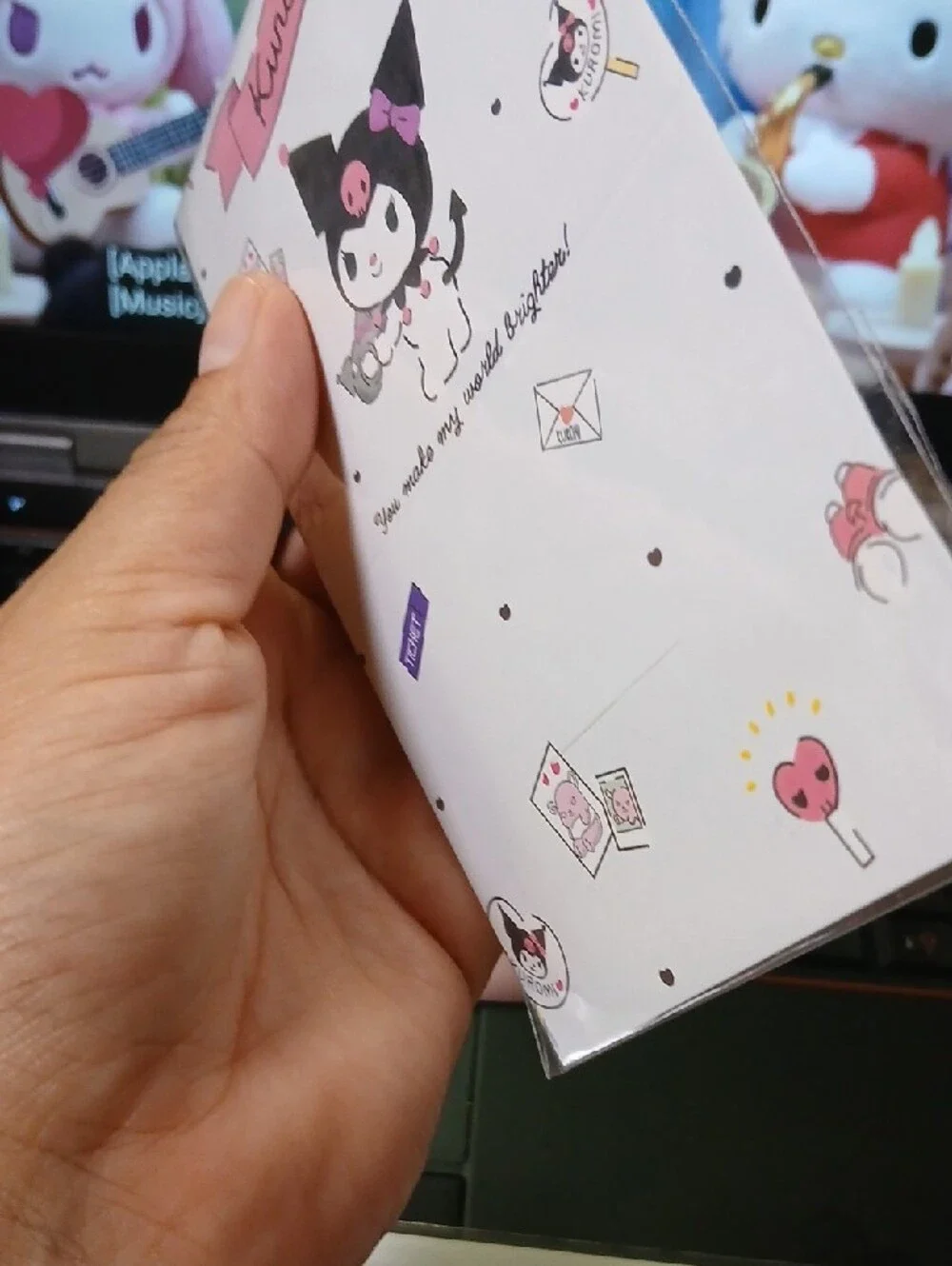 Sanrio Kuromi Pink & Black Character Envelope